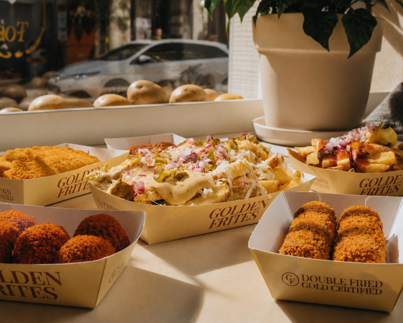 Signature Frites at Golden Frites