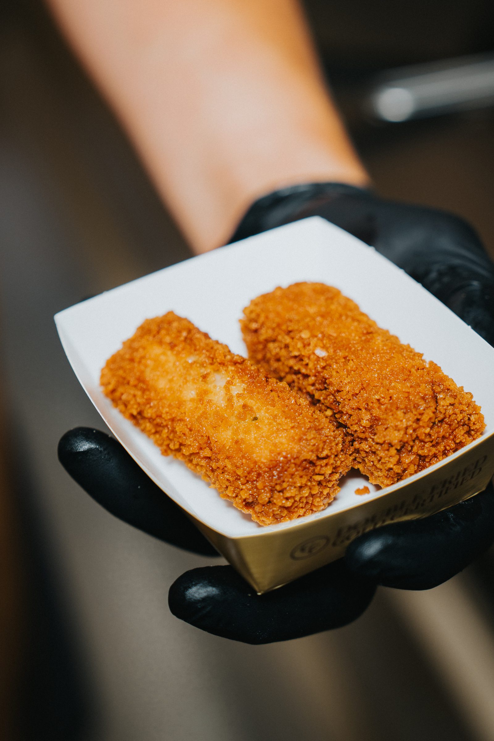 Dutch croquettes and cheese soufflés from the fryer